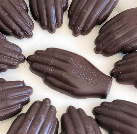 belgian chocolate hands